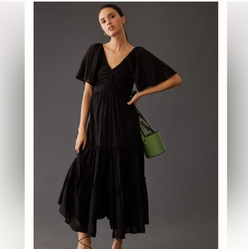 Anthropologie Tiered Maxi Dress!!🔥🔥🔥 NWT